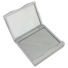 Espelho Plástico Duplo Sem Aumento 12069