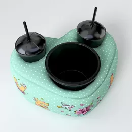 Almofada Porta Pipoca Coração BL-ALMPIPCOR