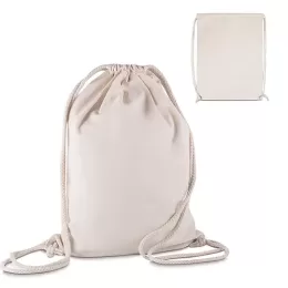 Sacola/Mochila em algodão 145g/m² (41x33x10cm) AI-BP0010